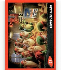 Sound The Alarm Red Topps Mars Attacks Xmas - Red 21 NM picture