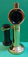 Vintage AVON Bottle, Antique Telephone  - Wild Country Cologne picture
