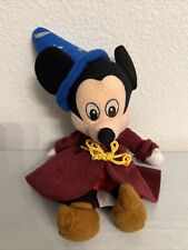 DISNEY MICKEY MOUSE  FANTASIA SORCERER STUFFED PLUSH BEAN BAG TOY (PRE-OWNED) picture