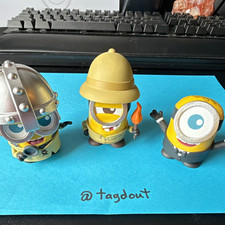 Super 7 Minions & Monsters lot of 3 James-Suit/ Dick-Safari / Henry-Knight picture
