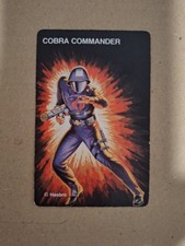 G.I. JOE COBRA COMMANDER 1982 ROOKIE CARD GAME Action Figure Vintage  picture