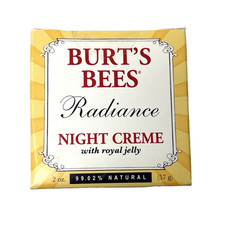 New Burt’s Bees Radiance Night Cream w/ Royal Jelly 2oz Sealed Box Discontinued picture