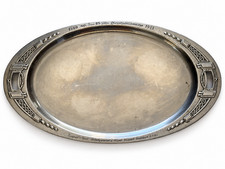 WWI Imperial German Navy Presentation Tray Torpedo Workshop Kiel year-1915 Plate picture