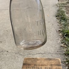 Raton New Mexico Vintage Milk Bottle Raton Dairy Antique picture