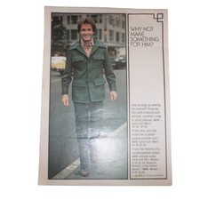 Vintage 1976 McCalls Carefree Patterns Booklet Marlo Thomas March 70s Fashion picture