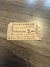 Vintage Admission Ticket Stub Madurodam Netherlands 1960s? Ephemera Paper picture