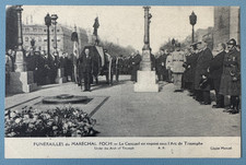 CPA Funerals Maréchal Foch Tomb Arc de Triomphe Paris 1929 picture