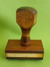 Vtg 1970s Rubber Advertising Ink Stamp 