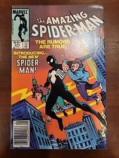 Amazing Spiderman #252 NEWSSTAND 1984 Marvel Comics Black Costume Comic Book picture