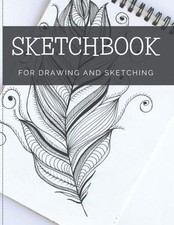 Sketchbook For Drawing And Sketching: 100 Blank 8.5 x 11.5 inches, White picture