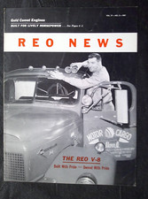 REO News Truck Brochure Trade Magazine Fall 1957  The REO V-8 Original 16 pgs picture