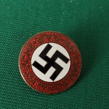 Original Party NSDAP Badge German Enamel Swastika M1/104 Third Reich picture