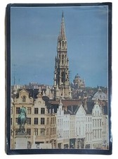 Postcard Bruxelles Fleche de l'Hotel de Ville et Basilique Brussel Belgium Eu B1 picture