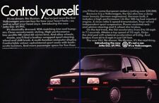 1985 VW Volkswagen Jetta GLI Original 2-page Advertisement Print Art Car Ad K47 picture