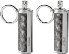 YUSUD 2 Pack Permanent Match Infinity Lighter with Multitool Keychain, Reusable picture