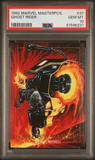1992 Marvel Masterpieces Ghost Rider #37 PSA 10 picture