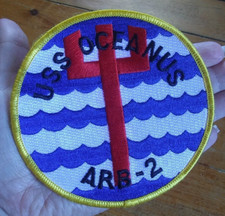 USS OCEANUS ARB-2 US NAVY Battle Damage Repair Ship USN Military Patch picture