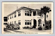 Daytona FL-Florida, Beach Plaza Apts, Advertising, Antique Vintage Postcard picture
