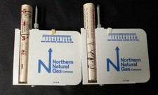 Vtg Northern Natural Gas Weather Gauge Chaney Swinger 2 Variations w/ Papers picture