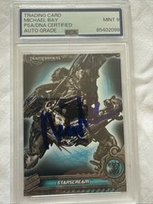 2013 Transformers Starscream Michael Bay signed card Psa Authenticated picture