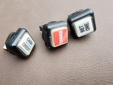 Vintage 1998 Square Slot Machine buttons with bulb inserts Bet One, Change, C/C picture