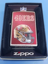 Zippo NFL San Francisco 49ers Helmet Street Chrome 48446 picture