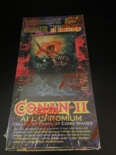 Conan II All Chromium Trading Card Box SEALED 36 Packs 1994 Comic Images picture