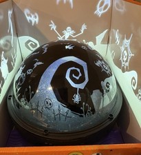 Jack Skellington Happy Halloween Shadow Lights Black Globe New in Box picture