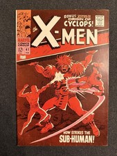 The Uncanny X-Men #41 (Marvel Comics 1968) 1st Grotesk FN+ approx 6.5 picture