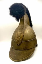 Bavarian M1845 Helmet King Ludwig Il Stamped 11th Cuirassier 5th Escadron picture