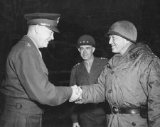 Generals Dwight D. Eisenhower, Omar Bradley, George S Patton 8x10 WWII Photo 122 picture