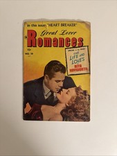 Great Lover Romances 10 Rita Hayworth Toby Press 1953 Golden Age Romance Comic picture
