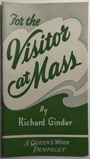 For the Visitor at Mass,  Vintage 1941 Holy Devotional Booklet. picture