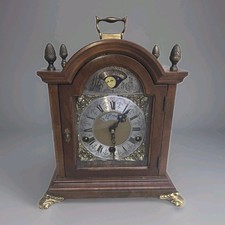Vintage Wuba John Warmink Mantel Bracket Clock Urgos UW6 Westminster Chime RUNS picture