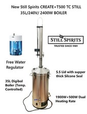New 35L Still Spirits Create+ T500 S. Steel Reflux Condenser Kit Free regulator picture