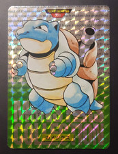 1996 Pokemon Carddass Blastoise #009 Green Prism Holo Japanese Bandai NM picture