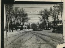 1929 Press Photo Blizzard Cheyenne Wyoming picture