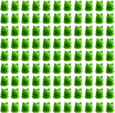 100 Pcs Mini Resin Frogs Miniature Figurines Frog Mini Plastic Frogs Bulk Tiny F picture