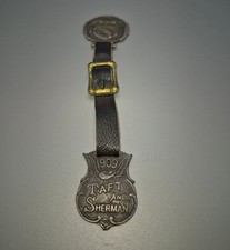 1909 Taft Sherman Presidential Campaign Fob 1928 Racing Pigeon Milwaukee WI picture