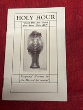 VINTAGE HOLY HOUR PERPETUAL NOVENA TO THE BLESSED SACRAMENT 1948 (a11) picture