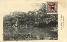 PC PORTUGUESE GUINEA, BORDS DU RIO FARIM, VINTAGE POSTCARD (b13351) picture