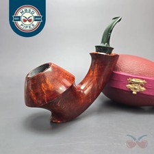 SU Pipes Smooth Dancing Rhodesian w/ Case Handmade Briar Pipe, New picture