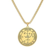 VASSAGO Seal of Archangel Michael Necklace Protective Talisman Pendant gold picture