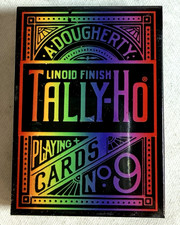 TALLY-HO New Sealed Deck Rainbow Spectrum No. 9 Playing Cards picture