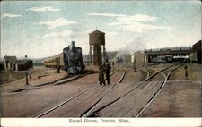 Proctor Minnesota MN Round House RR Train c1909 Vintage Postcard picture