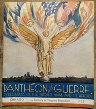 1933 Pantheon de la Guerre Cyclorama World War I Chicago Century of Progress picture