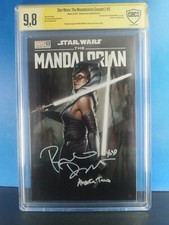 Star Wars: The Mandalorian Season 2 #5 Signed Rosario Dawson W/Character Name... picture