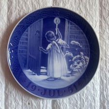 1951 Royal Copenhagen Christmas Plate Angel Candle Richard Bocher 1st Quality picture