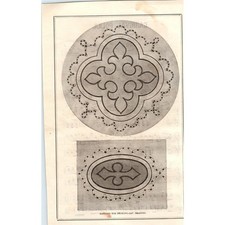 1878 Peterson's Magazine Clip - Pattern for Smoking Cap: Braided SF2 picture
