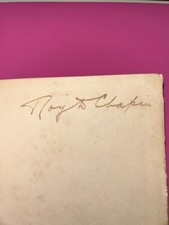 History for sale, Roy D Chaplin signeda book of Inward Ho by Christopher Morley picture
